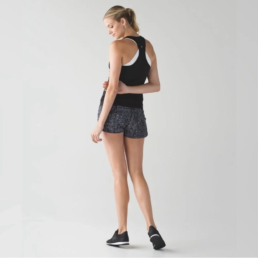 Lululemon Speed Short
Mini Splatter White Black / Black Size 4 - Picture 2 of 13